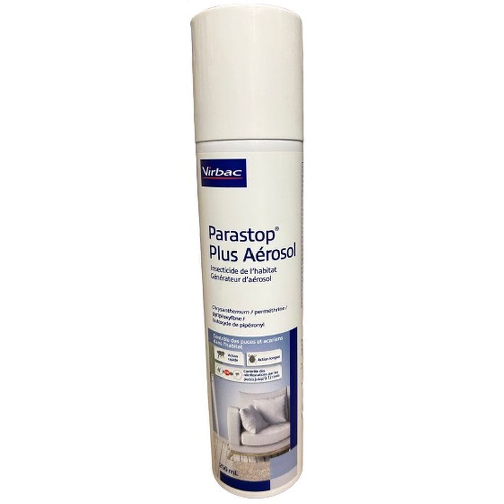 PARASTOP PLUS - Aérosol insecticide et acaricide pour l'habitat.  - spray 250 ml