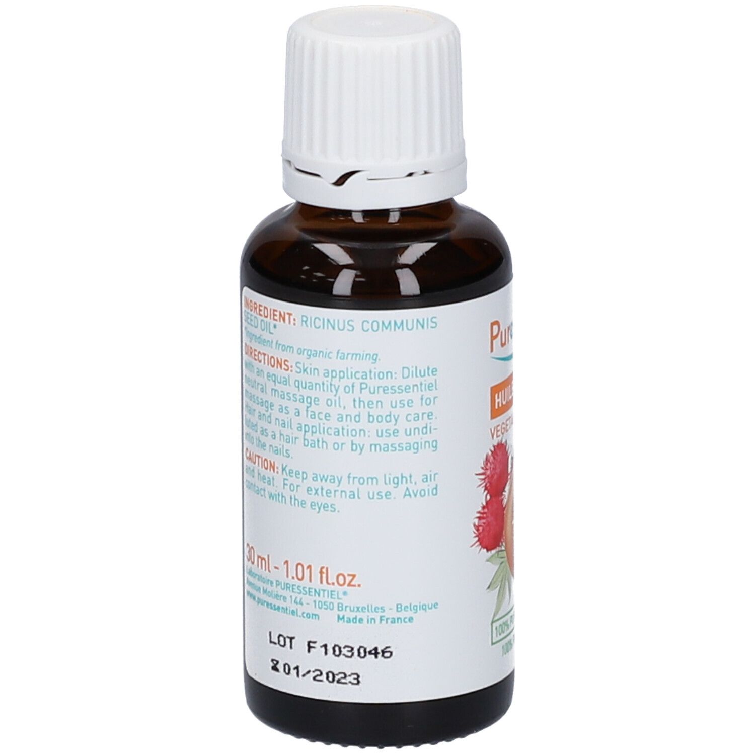 Puressentiel Huile Végétale BIO Ricin