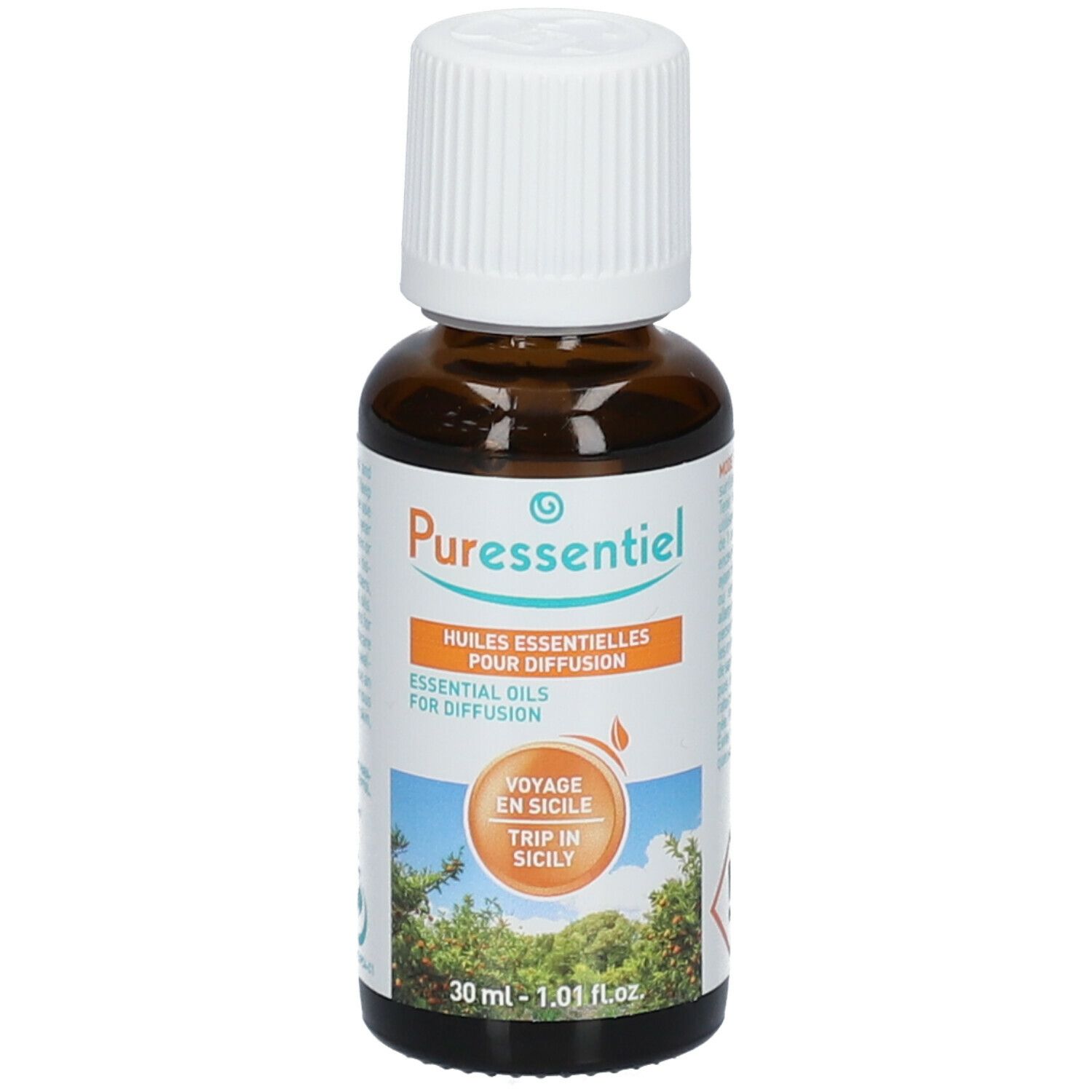 Puressentiel Huiles Essentielles Pour Diffusion Voayge En Sicile 30 Ml ...