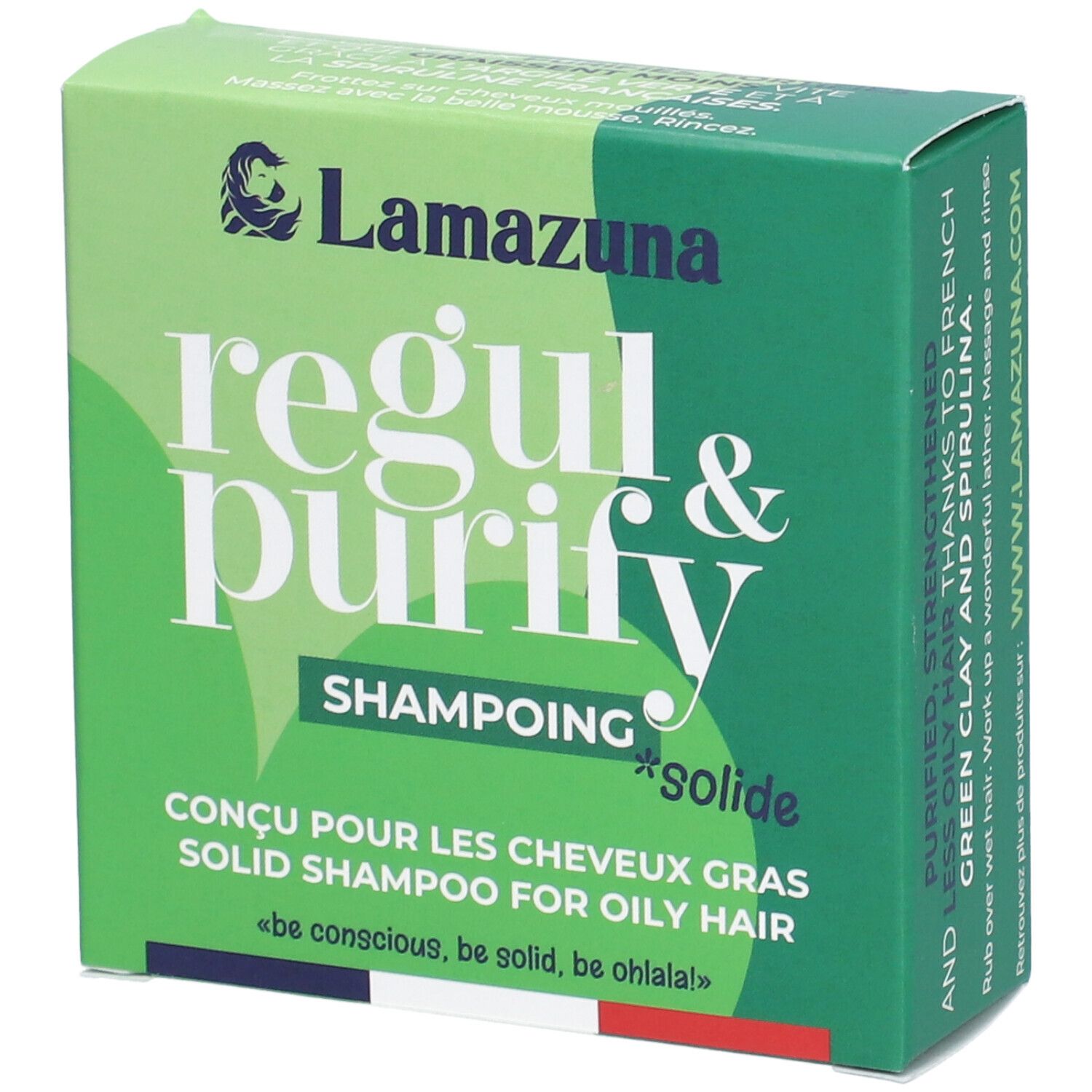 LAMAZUNA Regul & Purify Shampoing Solide