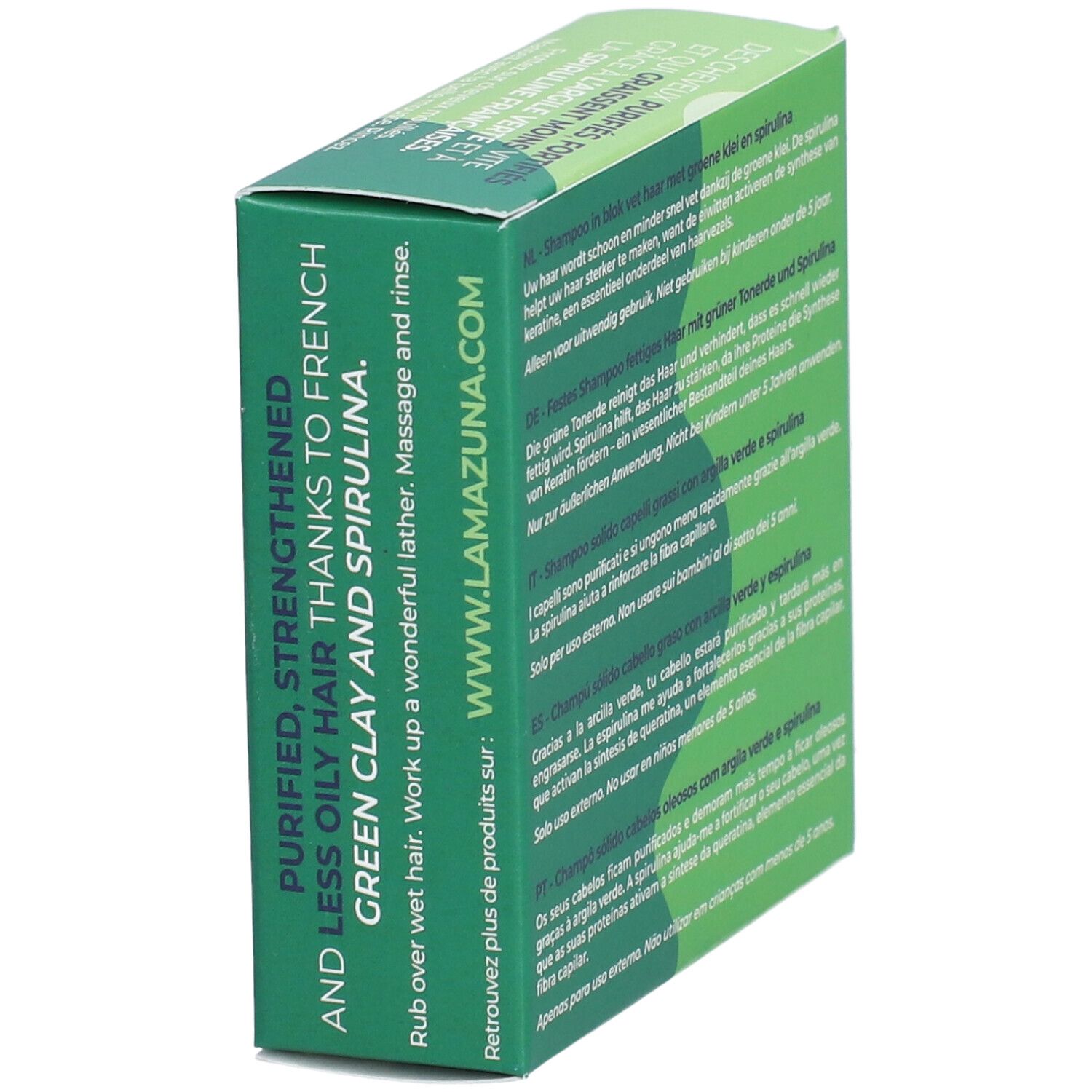 LAMAZUNA Regul & Purify Shampoing Solide