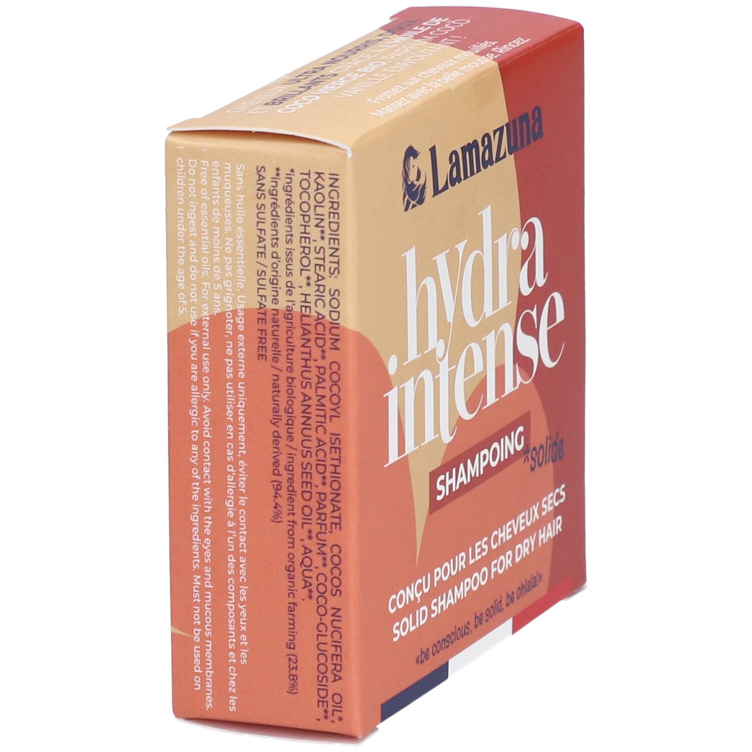 Lamazuna Hydra Intense Shampoing Solide Cheveux Secs