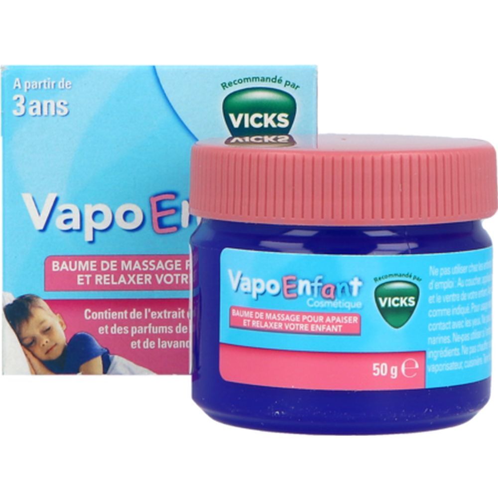 Vapoenfant Baume De Massage Recommandé Par Vicks