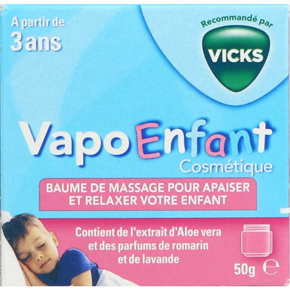 Vapoenfant Baume De Massage Recommandé Par Vicks