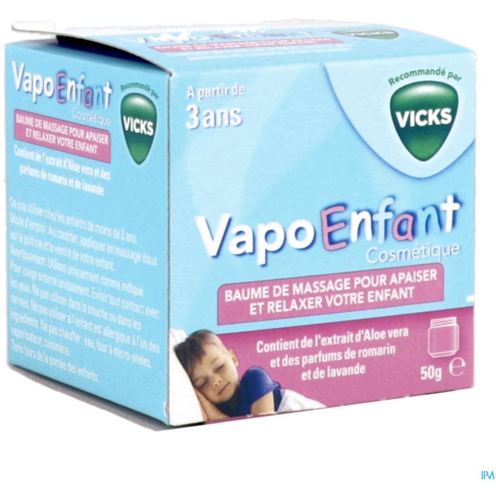 Vapoenfant Baume De Massage Recommandé Par Vicks