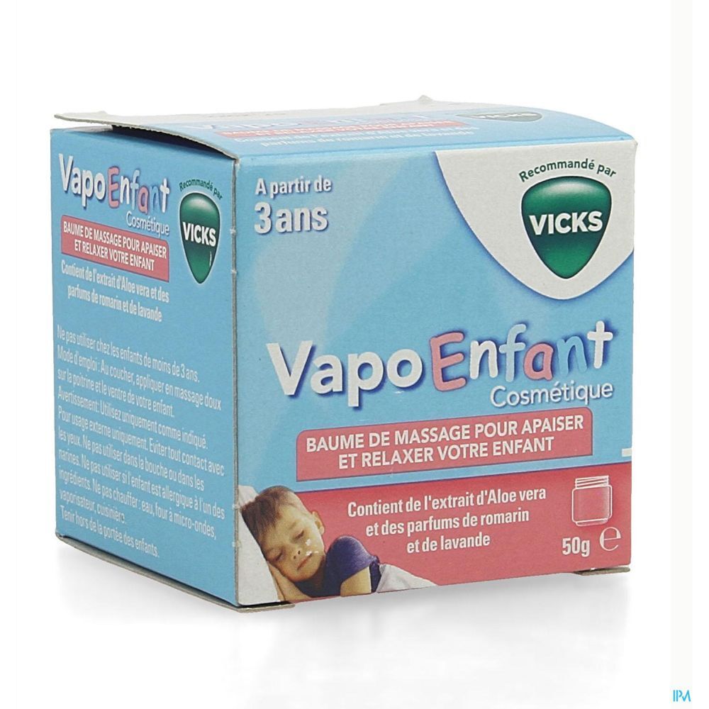 Vapoenfant Baume De Massage Recommandé Par Vicks