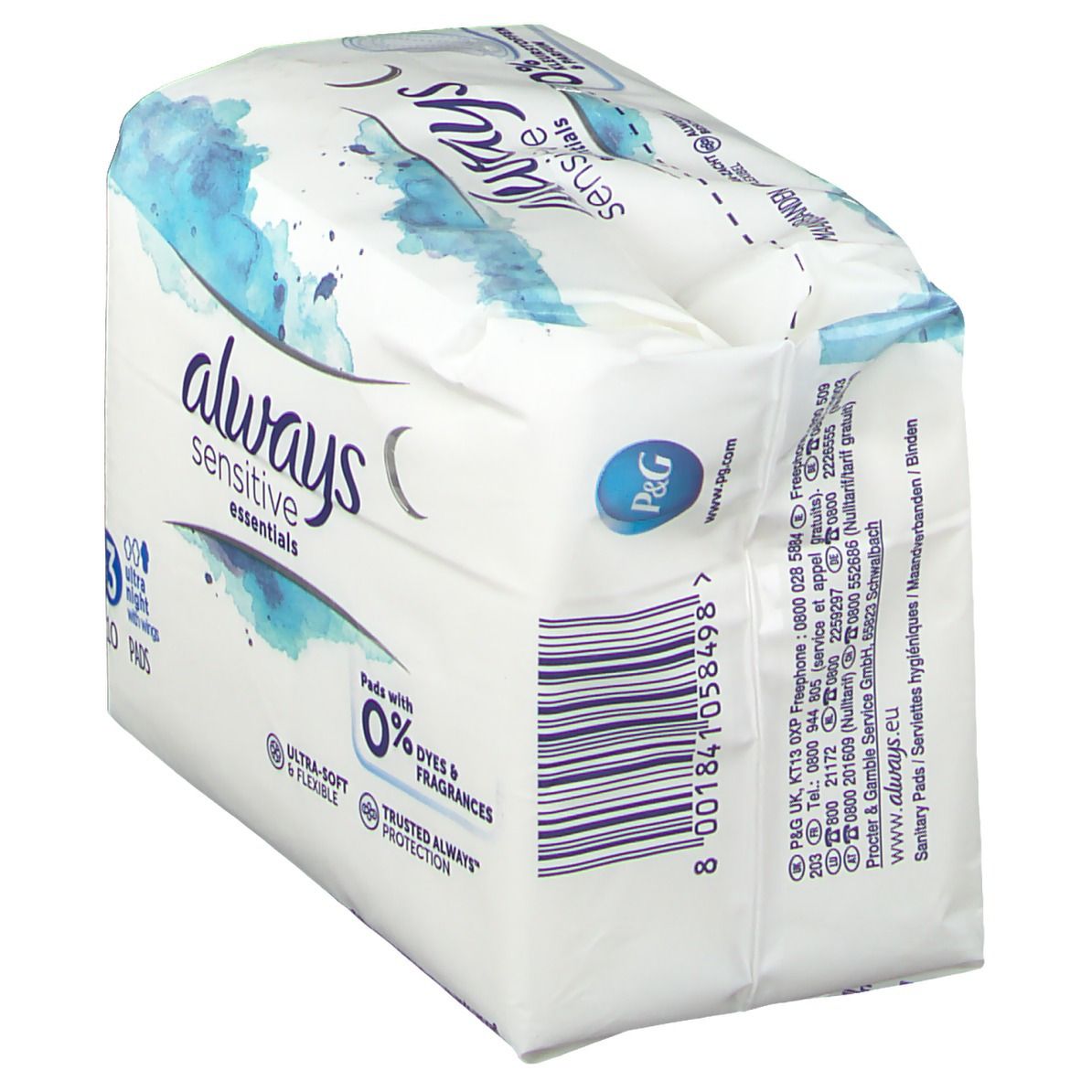 ALWAYS Sensitive Essentials Night (Taille 3)
