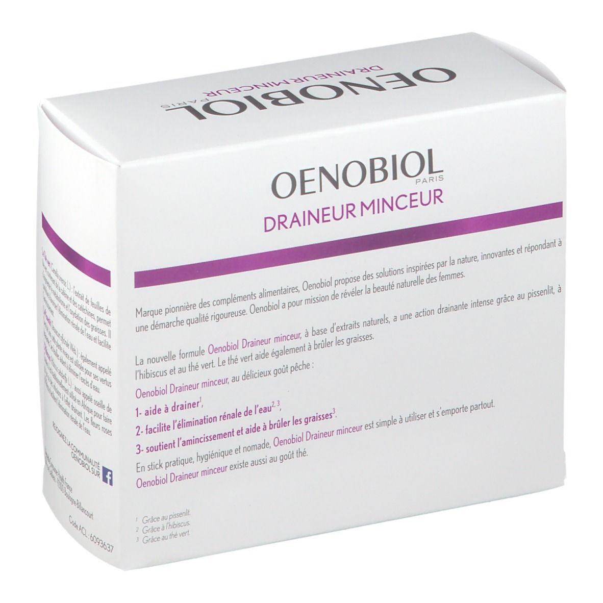 OENOBIOL Draineur Minceur Pêche