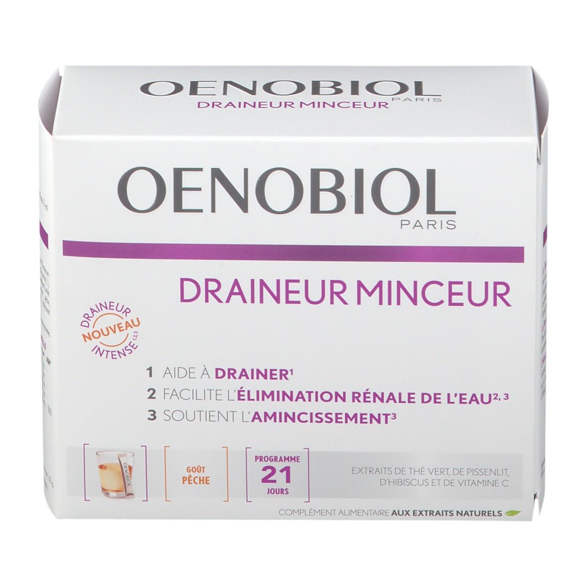 OENOBIOL Draineur Minceur Pêche