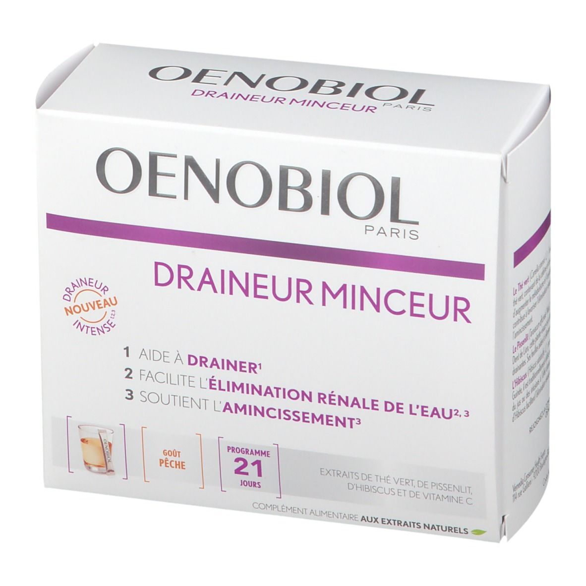 OENOBIOL Draineur Minceur Pêche