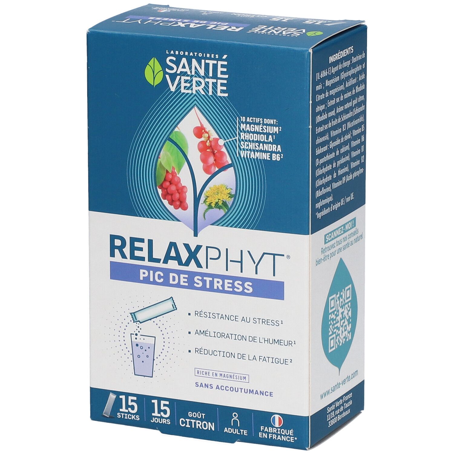 SANTE VERTE Relaxphyt® Pic de stress