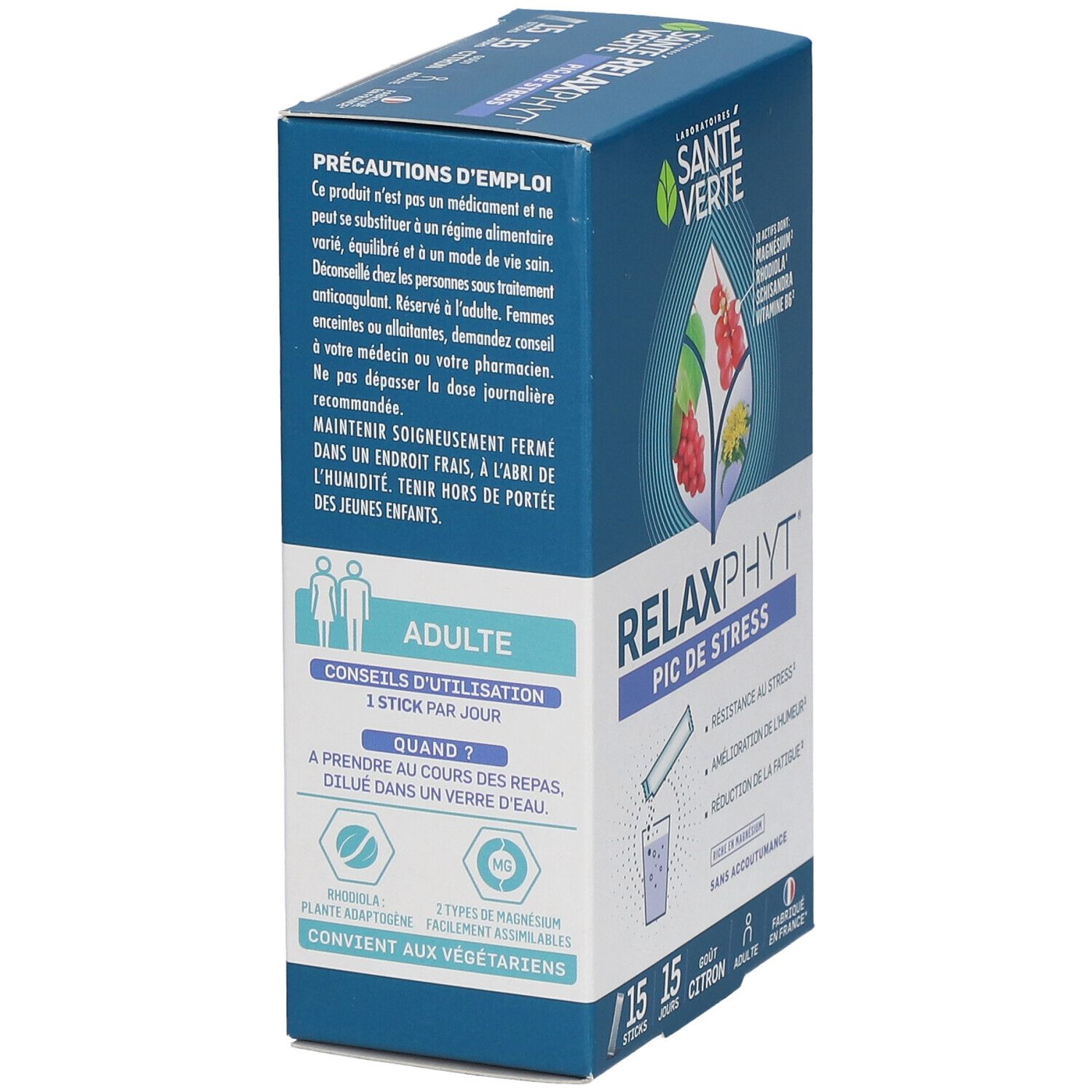 SANTE VERTE Relaxphyt® Pic de stress