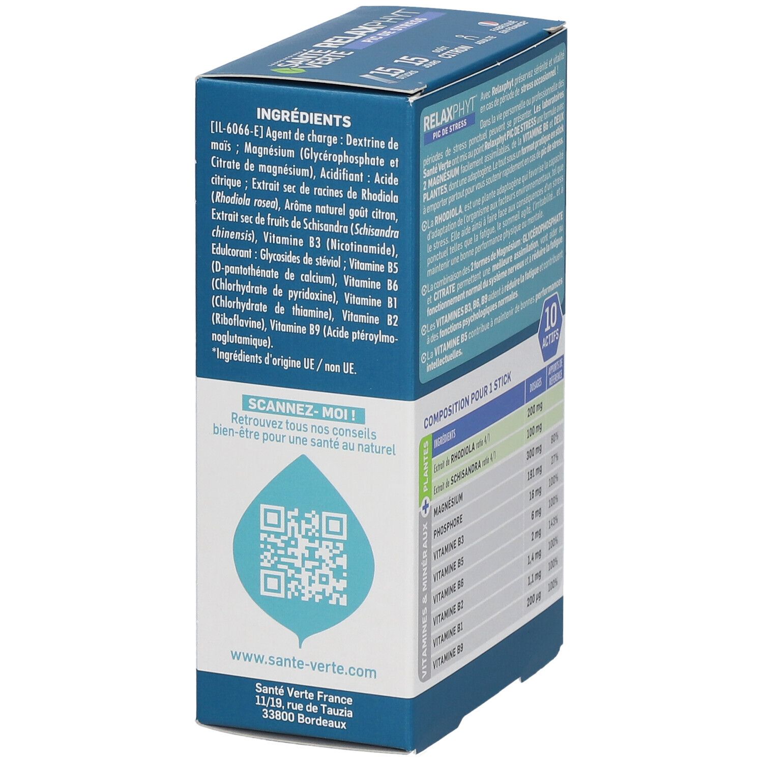 SANTE VERTE Relaxphyt® Pic de stress