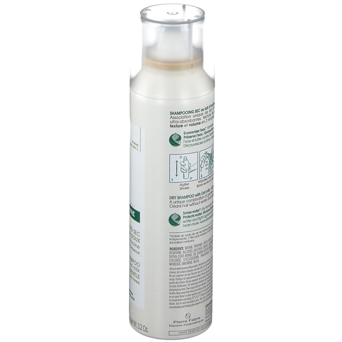 Klorane Shampooing Sec Extra Doux au Lait d'avione