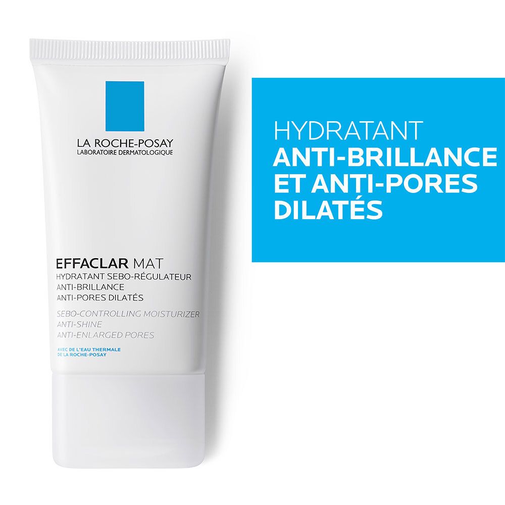 Effaclar Mat Soin hydratant sébo-régulateur + Mini gel moussant offert