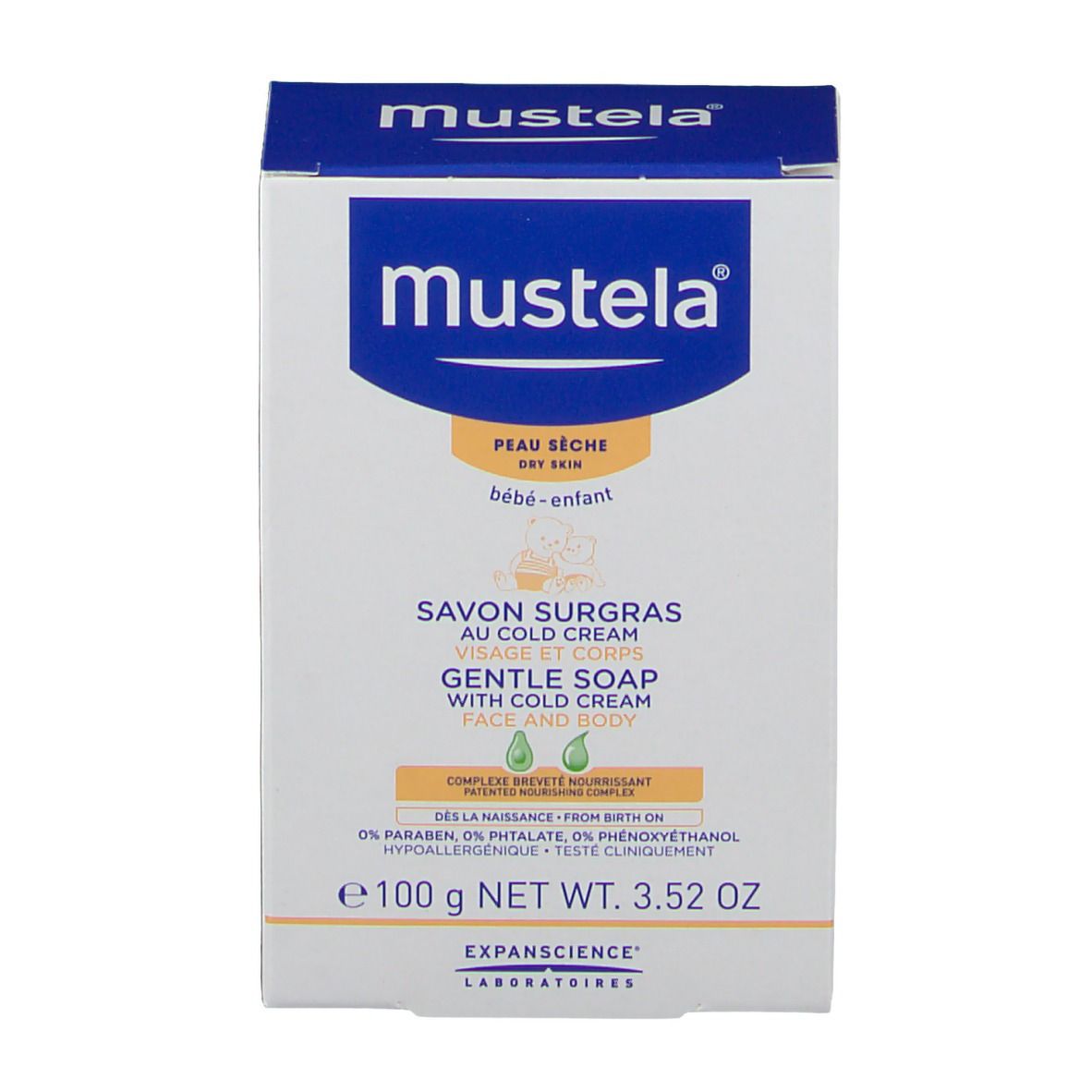 mustela® Savon Surgras au Cold cream