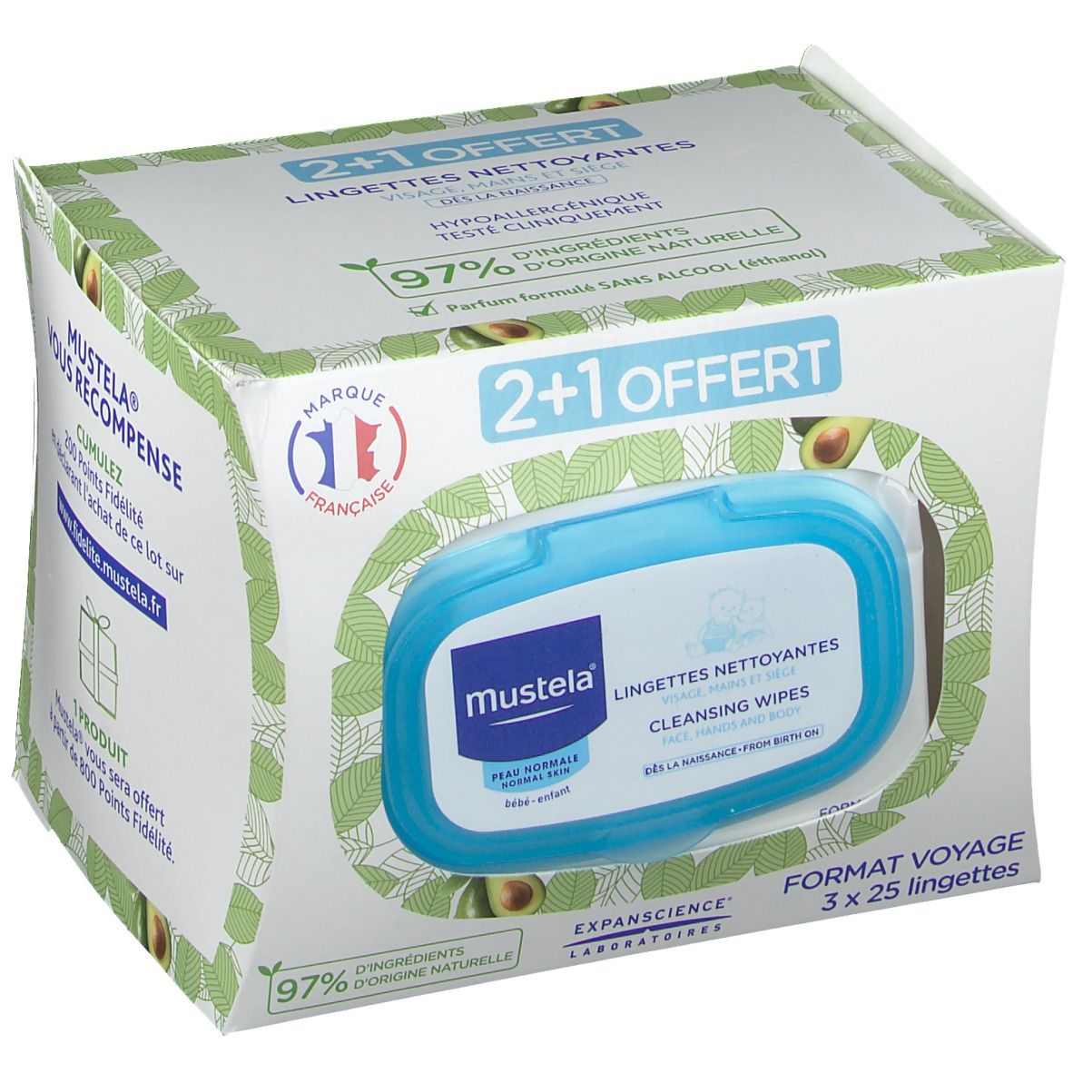 mustela® Lingettes Nettoyantes