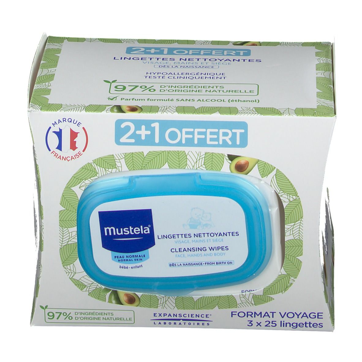 mustela® Lingettes Nettoyantes