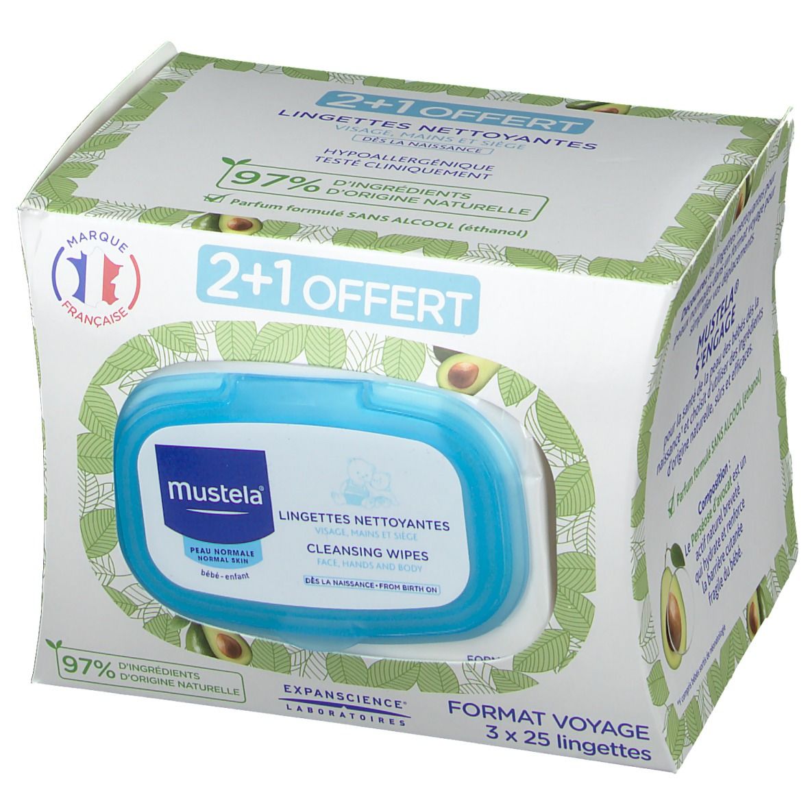mustela® Lingettes Nettoyantes