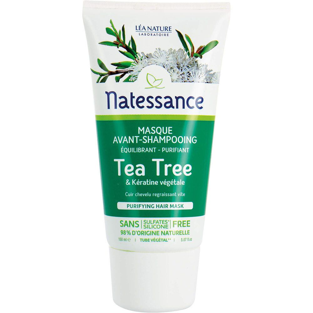 Natessance Masque Purifiant Avant-Shampoing Tea Tree