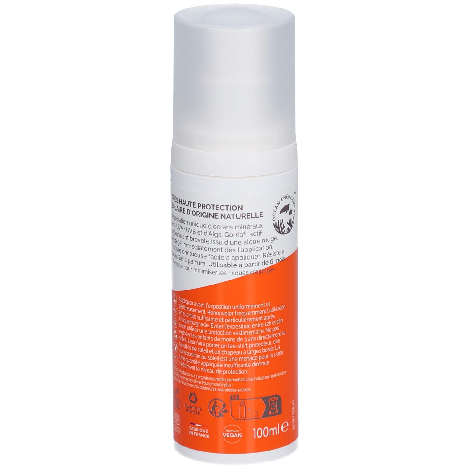 Laboratoires de BIARRITZ CREME SOLAIRE SPF50+ CERTIFIÉ BIO
