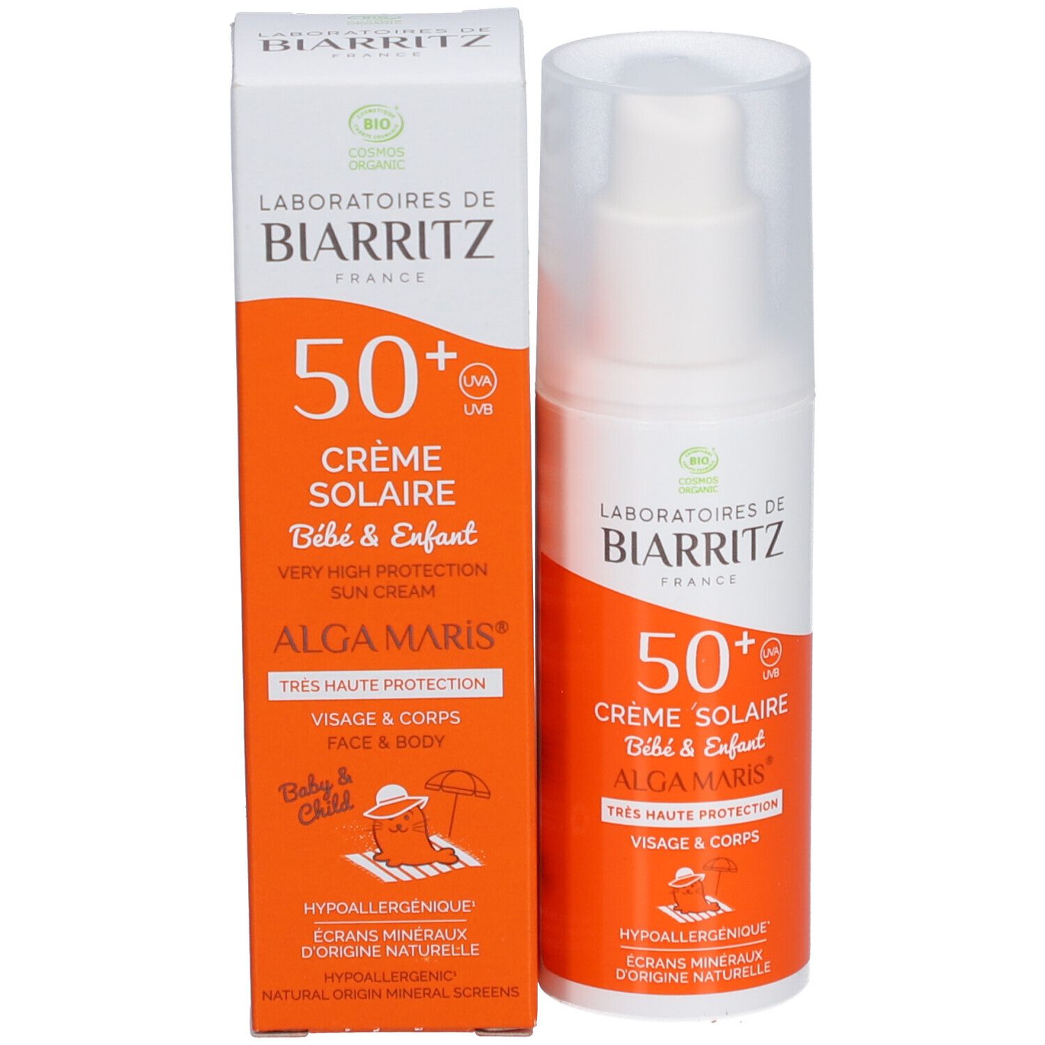 Laboratoires de Biarritz Crème Solaire Bébé & Enfant SPF50+