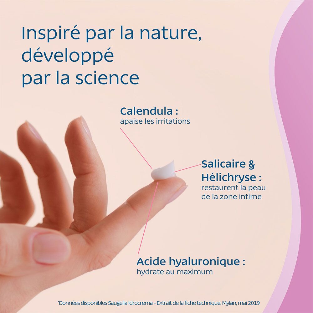 Saugella - Crème Douceur - Crème hydratante Intime pour les femmes - Apaise les démangeaisons et les sensations de brûlures - Maintient une flore intime hydratée et équilibrée - Tube 30 ml