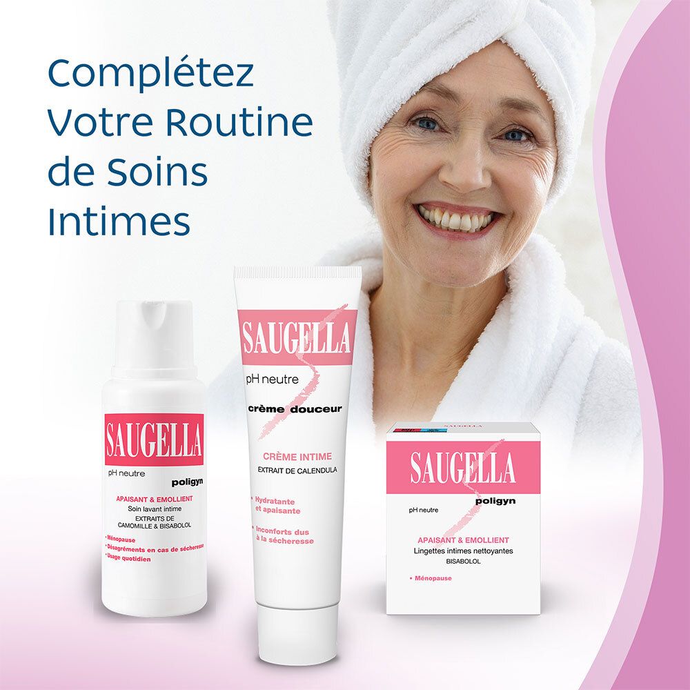 Saugella - Crème Douceur - Crème hydratante Intime pour les femmes - Apaise les démangeaisons et les sensations de brûlures - Maintient une flore intime hydratée et équilibrée - Tube 30 ml