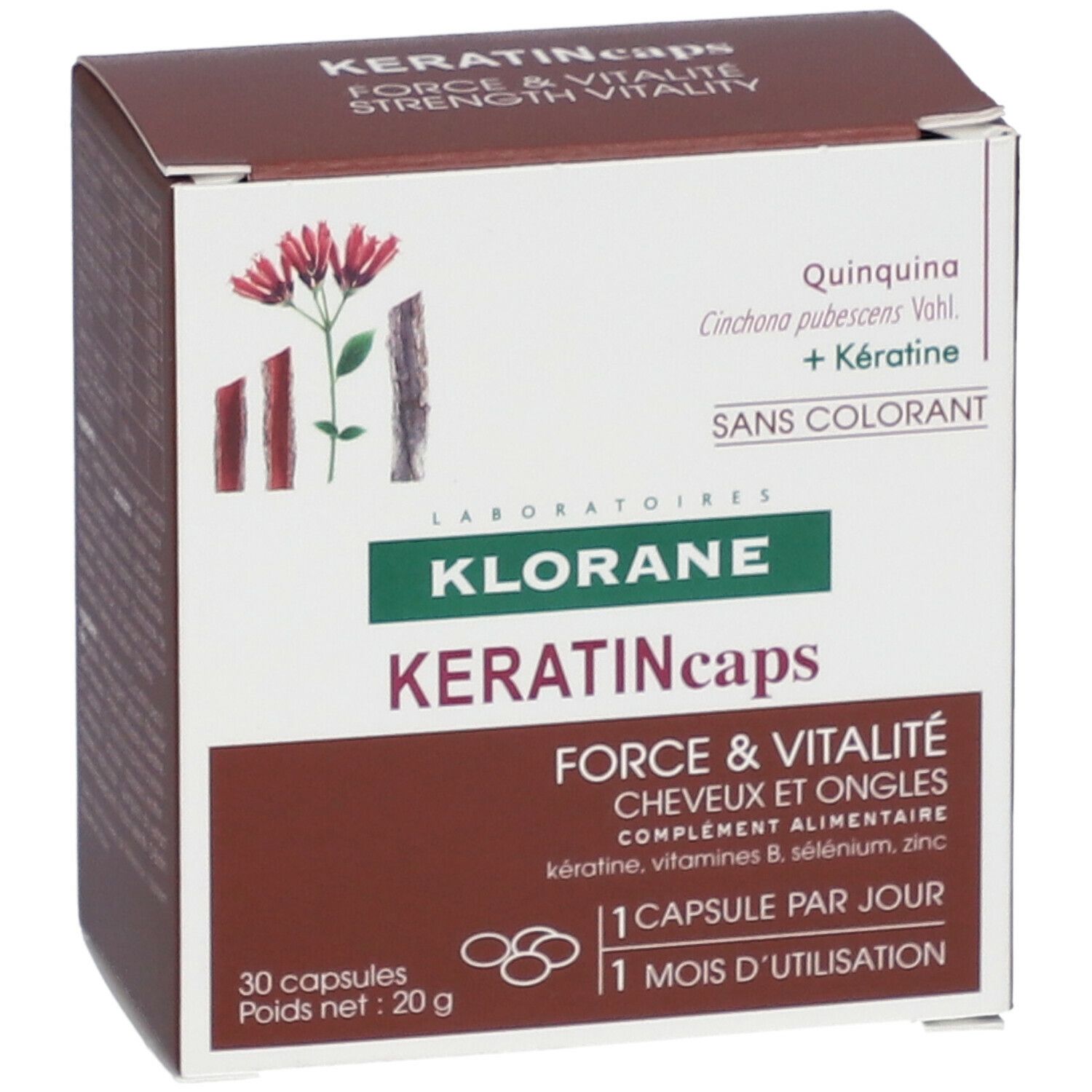 KLORANE KeratinCaps - Complément alimentaire