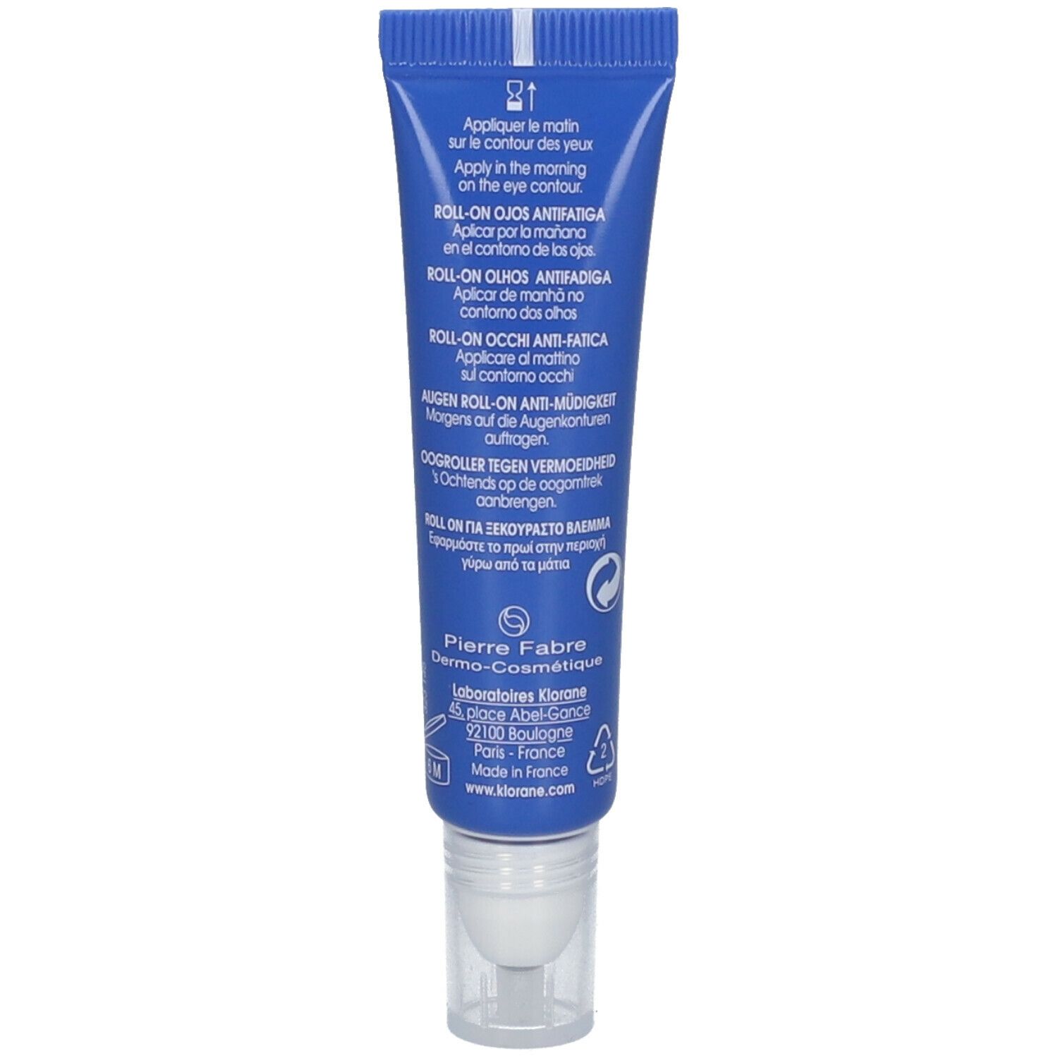 KLORANE Roll-on yeux défatigant au Bleuet BIO