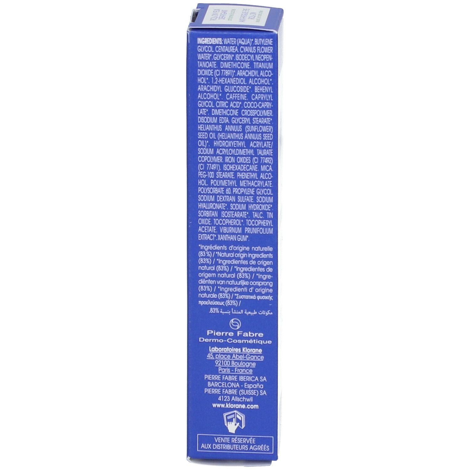 KLORANE Roll-on yeux défatigant au Bleuet BIO