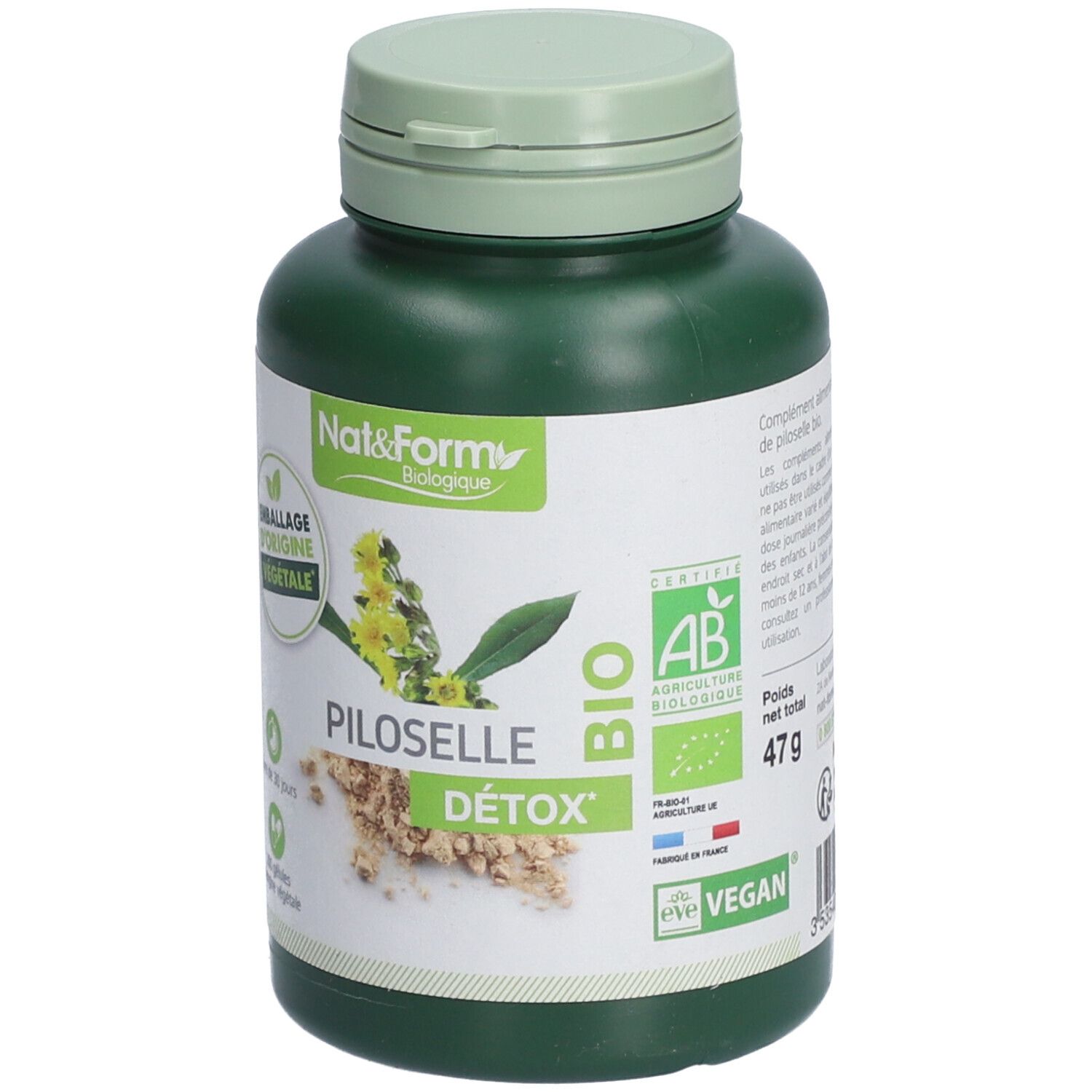 Nat&Form Piloselle Bio en gélules