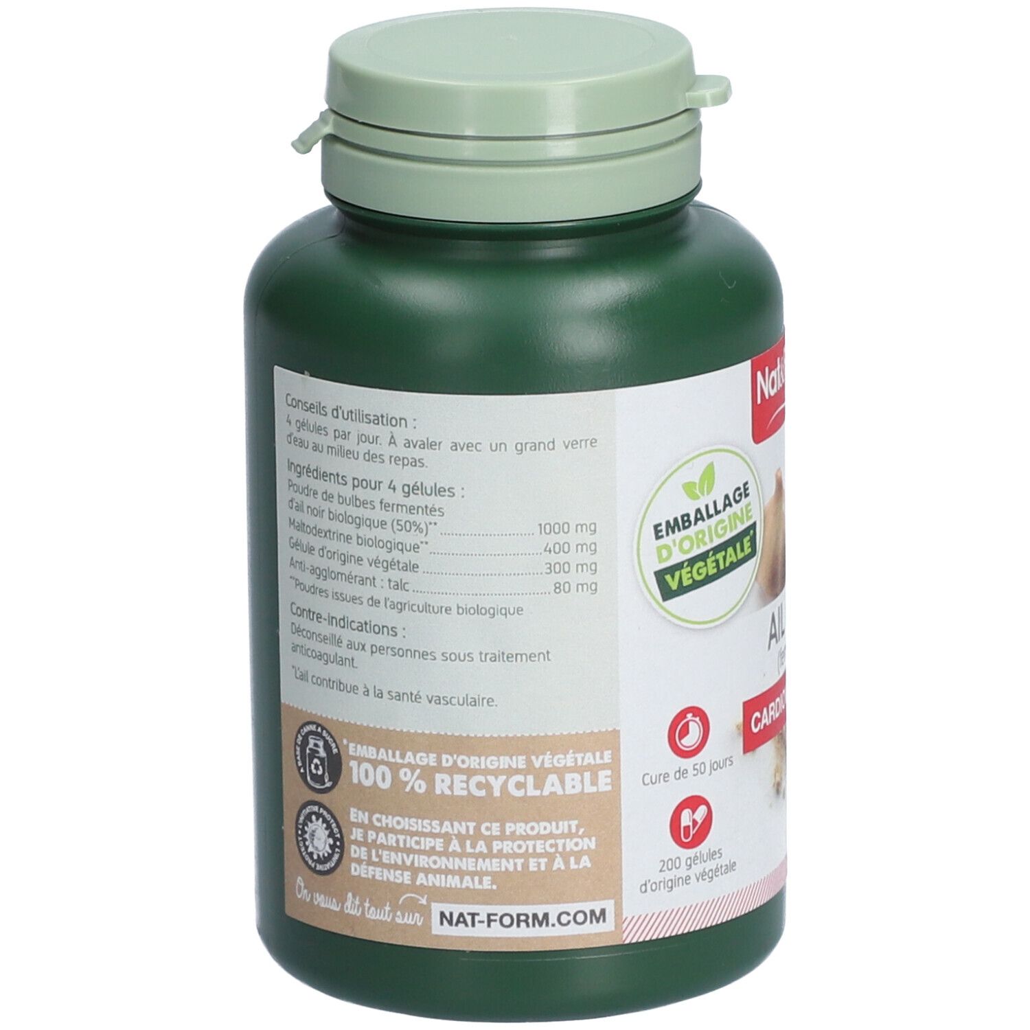 Nat&Form Ail noir fermenté bio en gélules