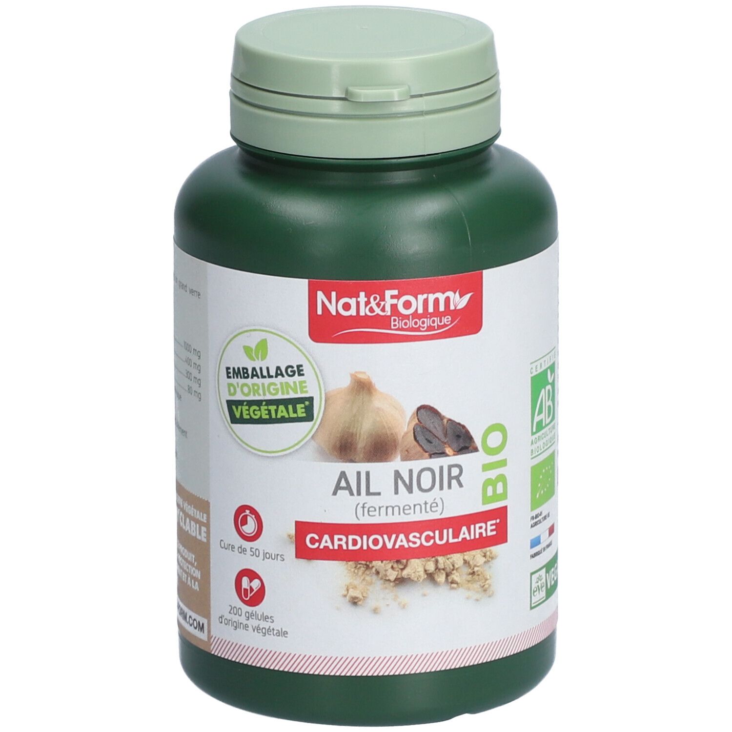 Nat&Form Ail noir fermenté bio en gélules
