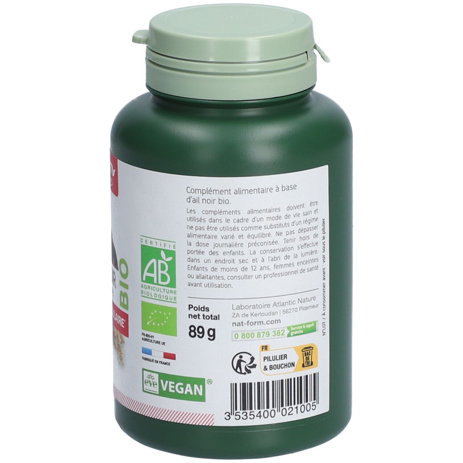 Nat&Form Ail noir fermenté bio en gélules