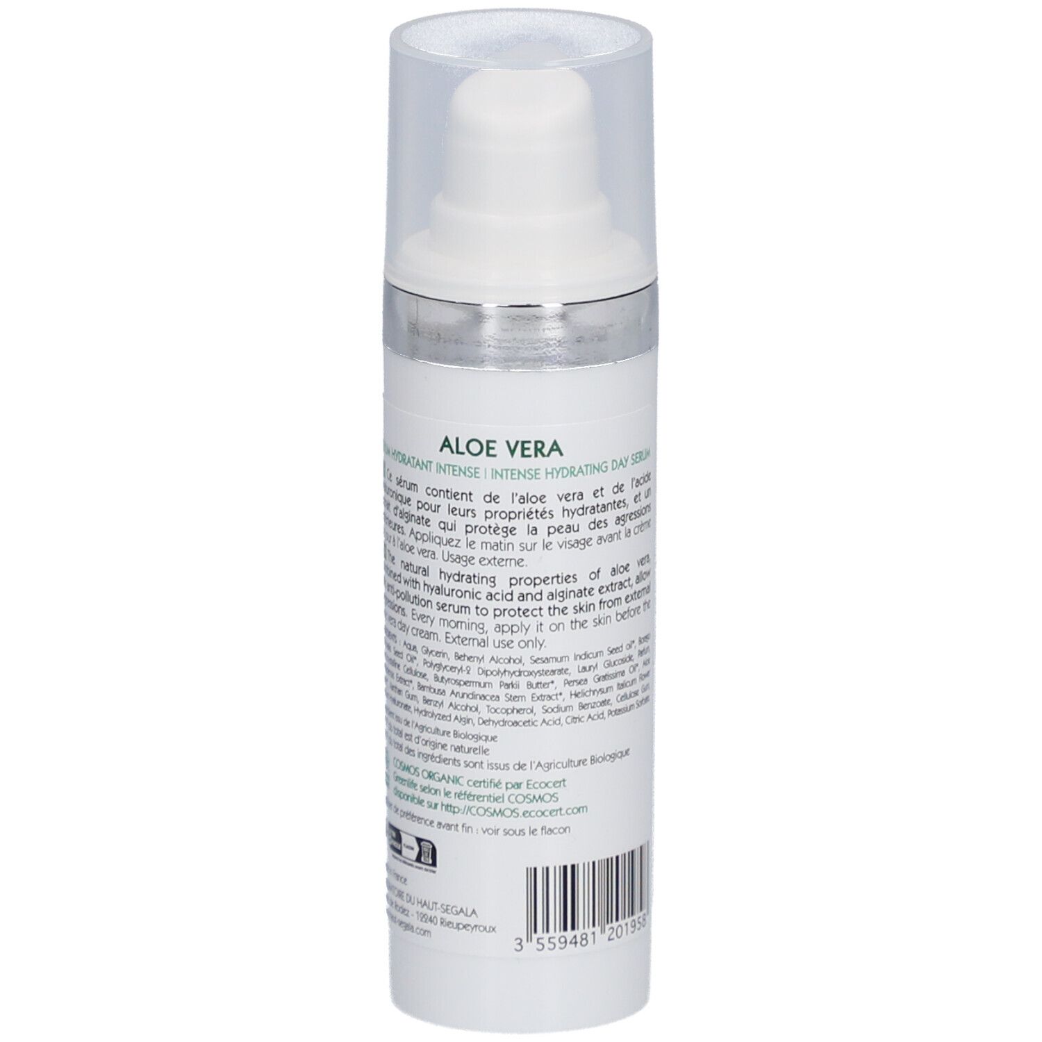 Laboratoire du Haut-Ségala Sérum visage anti-pollution biologique aloé véra Bio