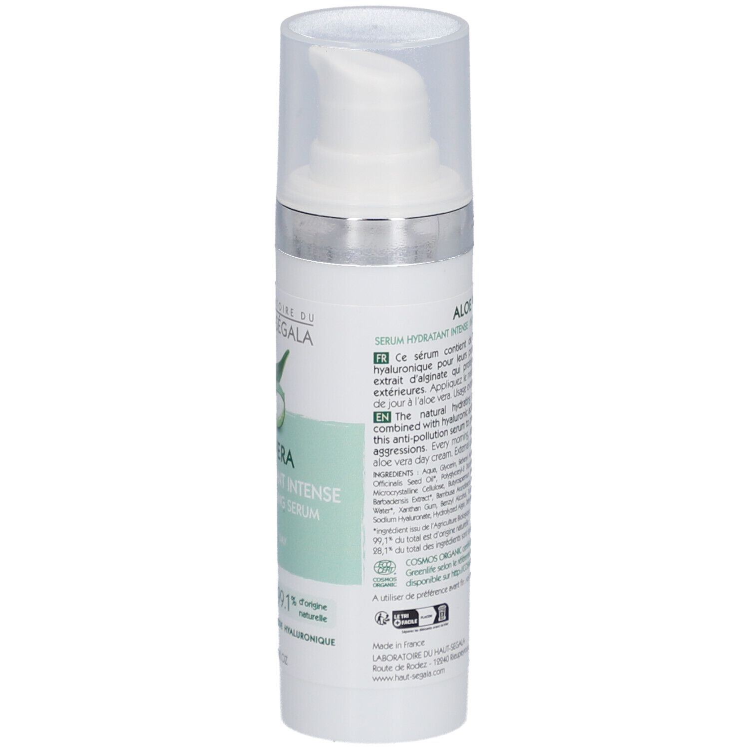 Laboratoire du Haut-Ségala Sérum visage anti-pollution biologique aloé véra Bio