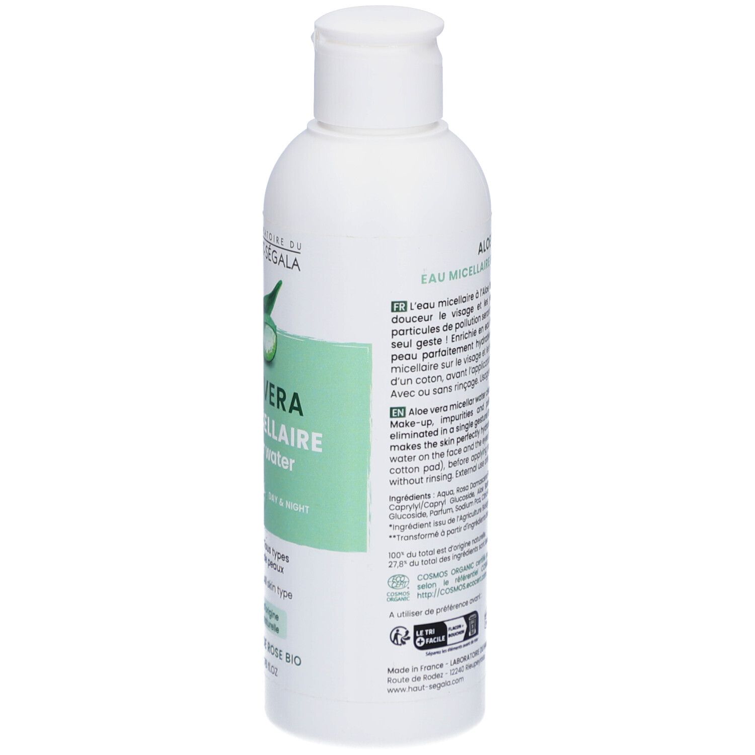 Laboratoire du Haut-Ségala Aloe Vera Eau Micellaire Bio
