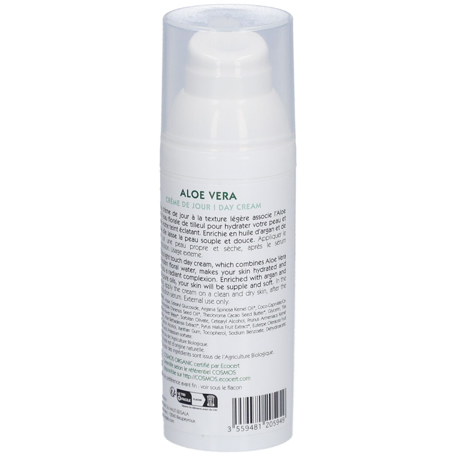 Laboratoire du Haut-Ségala Aloe Vera Crème de Jour Bio