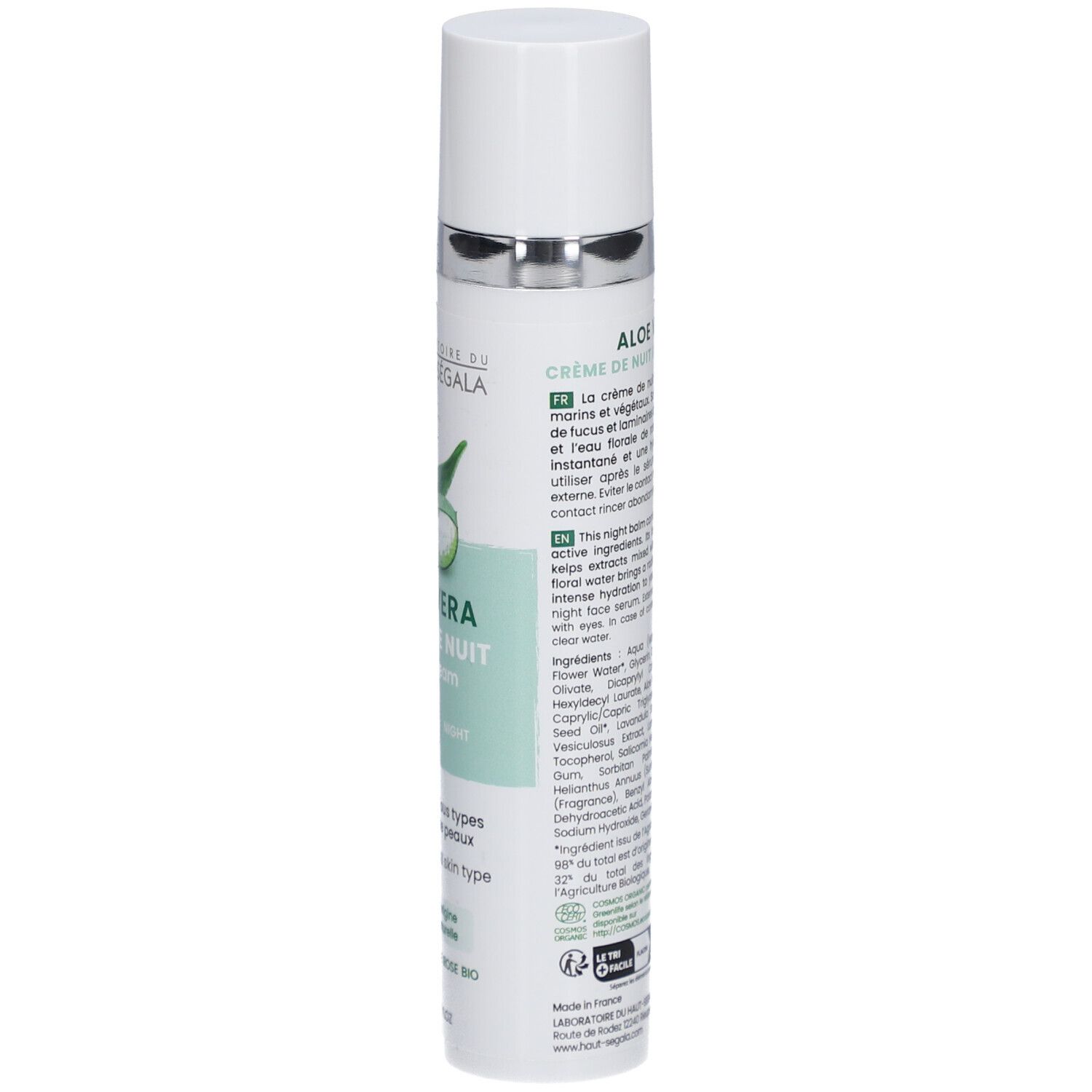 Laboratoire du Haut-Ségala Crème de nuit bio