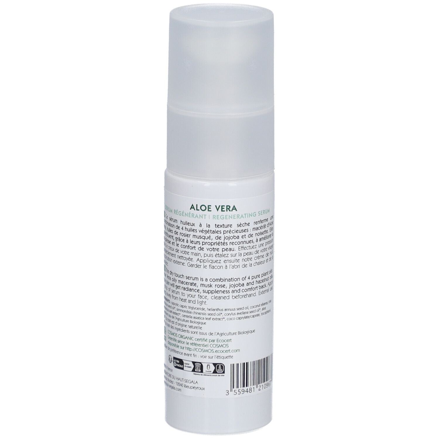 Laboratoire du Haut-Ségala Aloe Vera Sérum Régénérant Bio