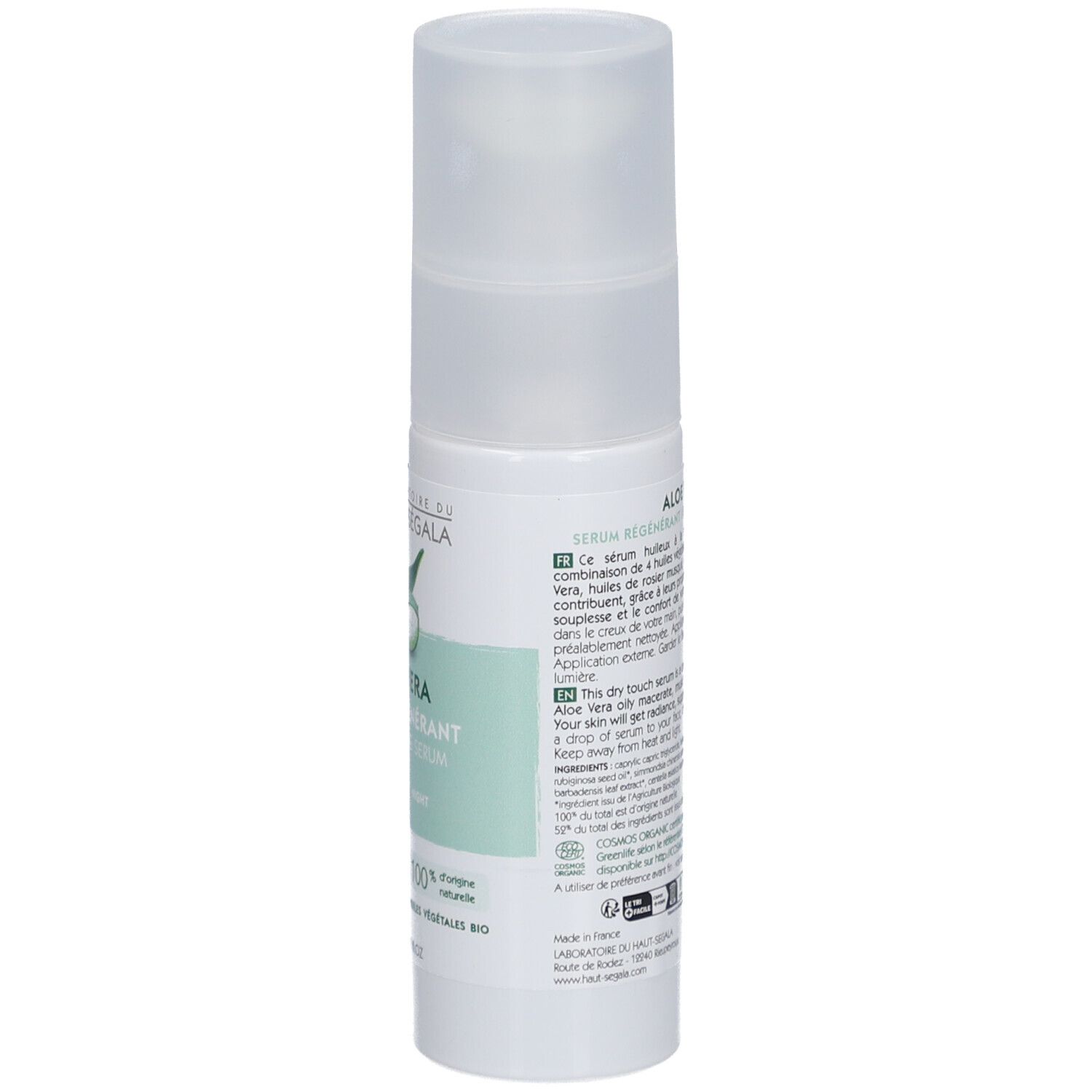 Laboratoire du Haut-Ségala Aloe Vera Sérum Régénérant Bio