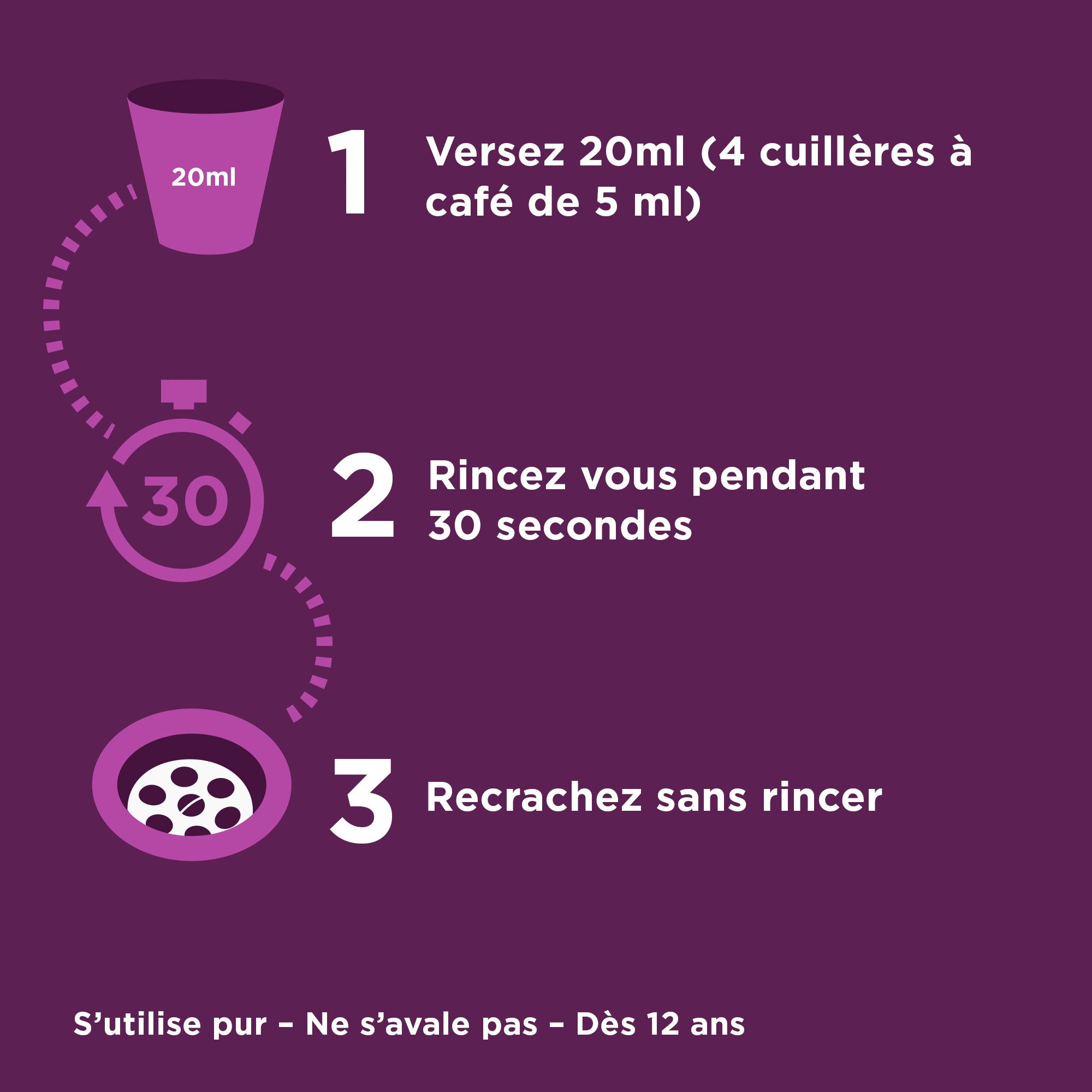 Listerine Bain de Bouche 6 en 1 Total Care Goût Plus Léger, 500 ml