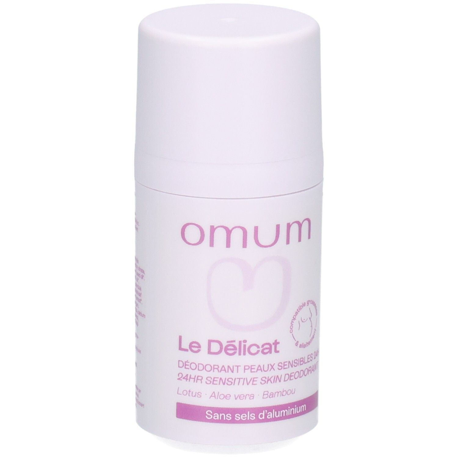 Déodorant bille OMUM Le Délicat pour peaux sensibles, 50ml.
