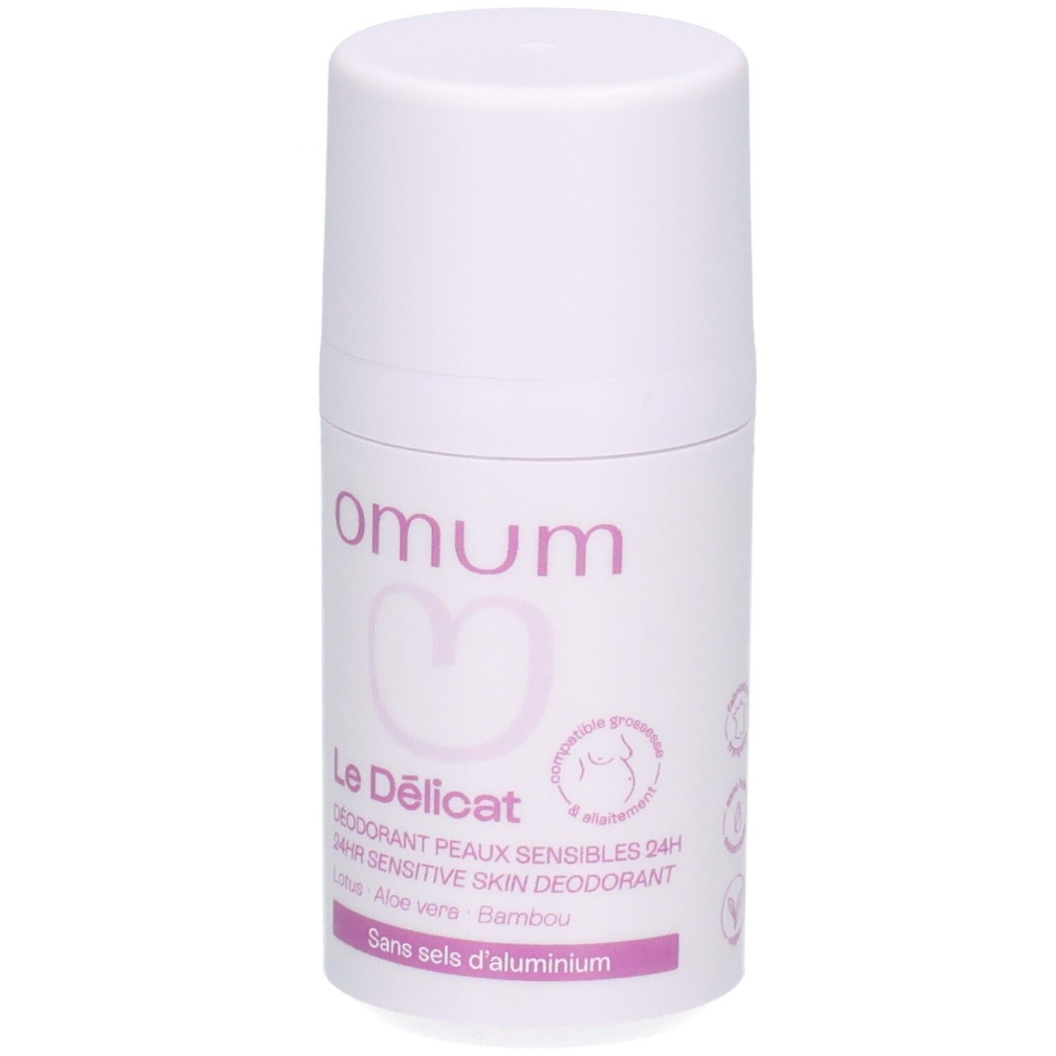 Déodorant bille OMUM Le Délicat pour peaux sensibles, 50ml.