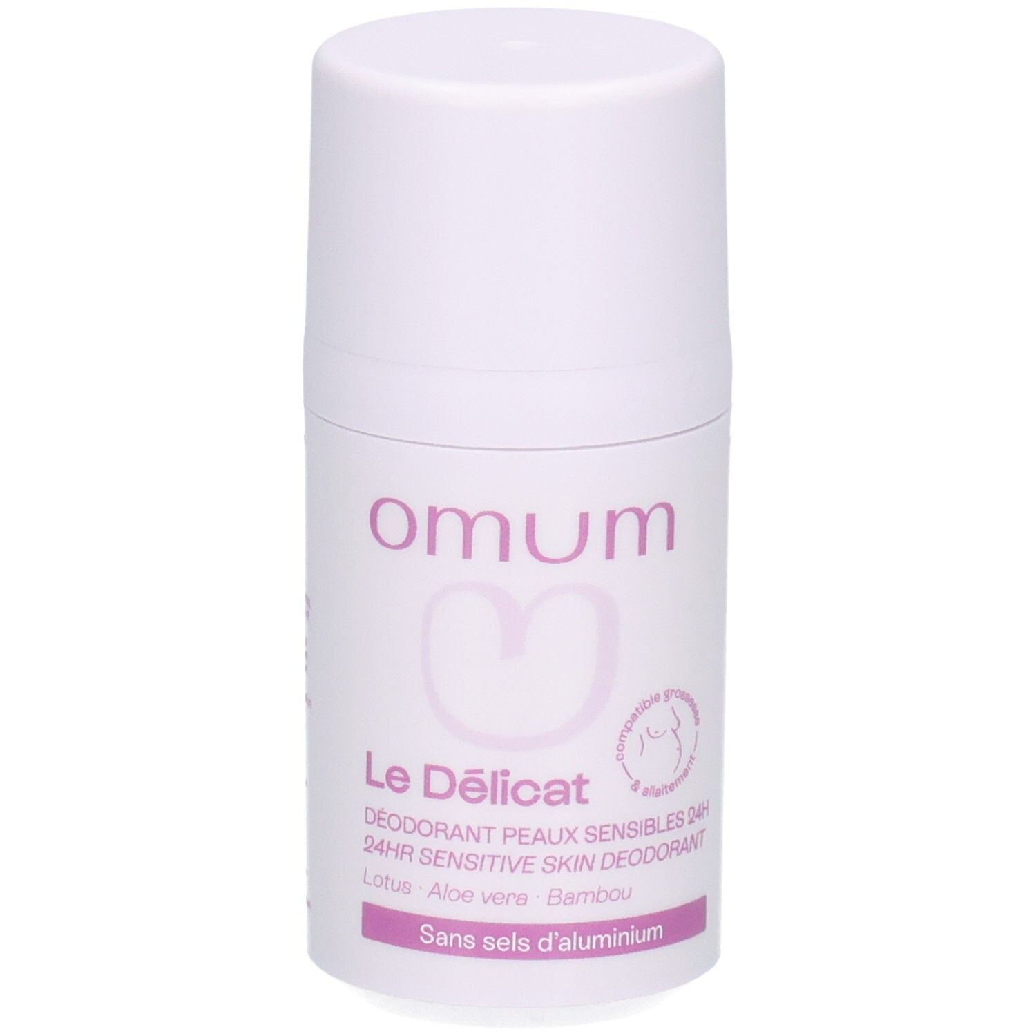 Déodorant bille OMUM Le Délicat pour peaux sensibles, 50ml.