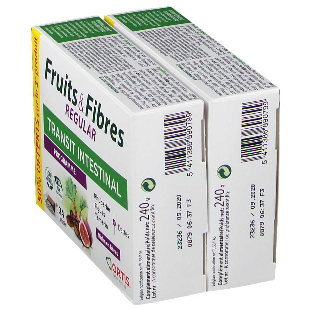 Ortis® Fruits & Fibres Regular Transit Intestinal