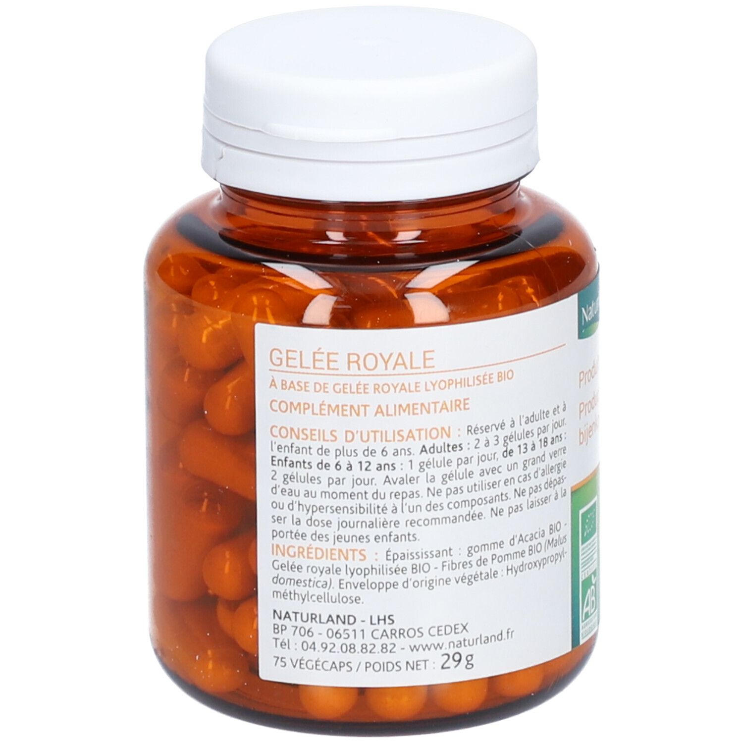 NATURLAND Gelée royale bio