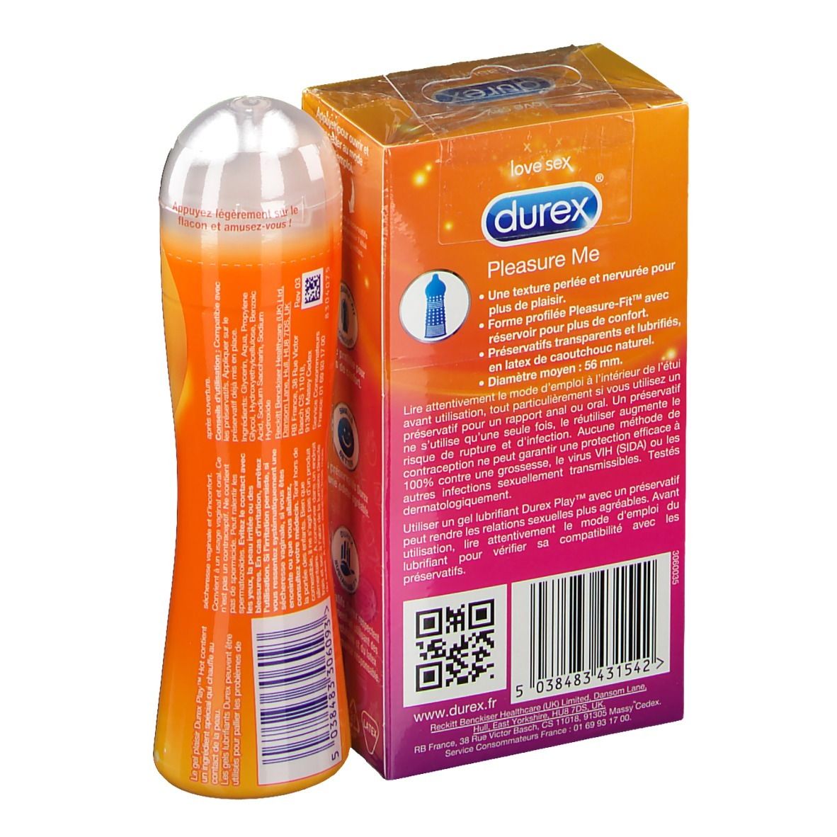Durex® Pleasure Me & Play Gel Hot