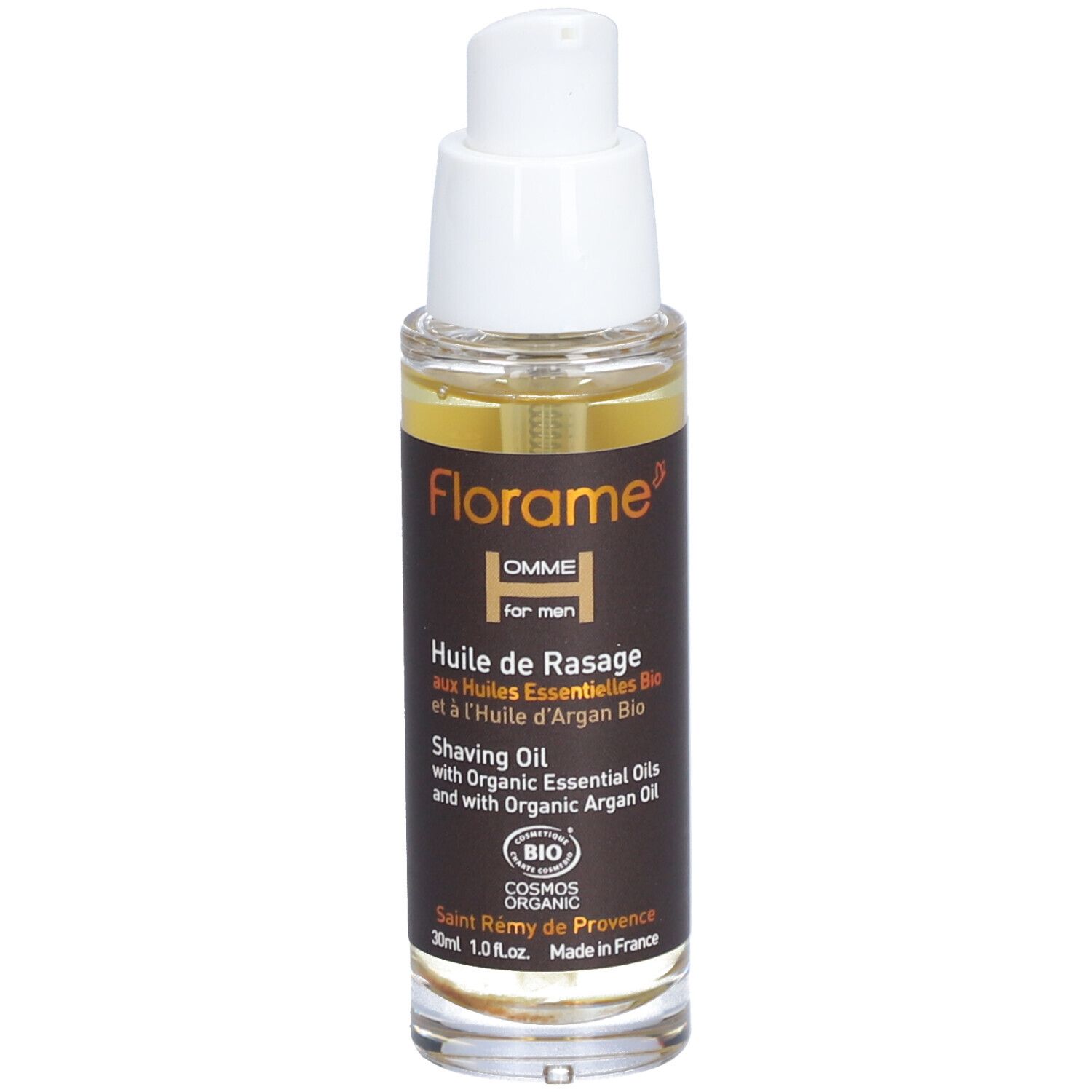 Florame Huile de rasage homme BIO cèdre & argan